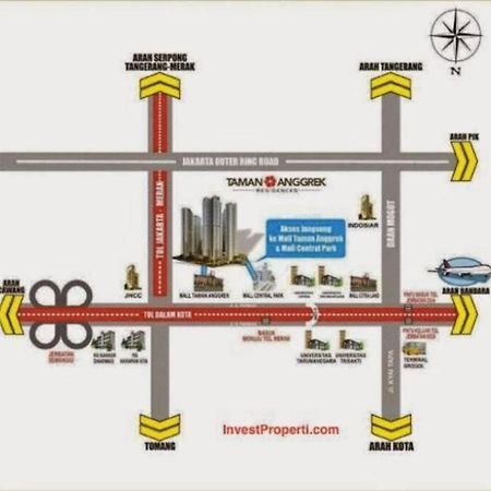 Homy 2 Bedroom Apartment Near Shopping Malls Jakarta Kültér fotó